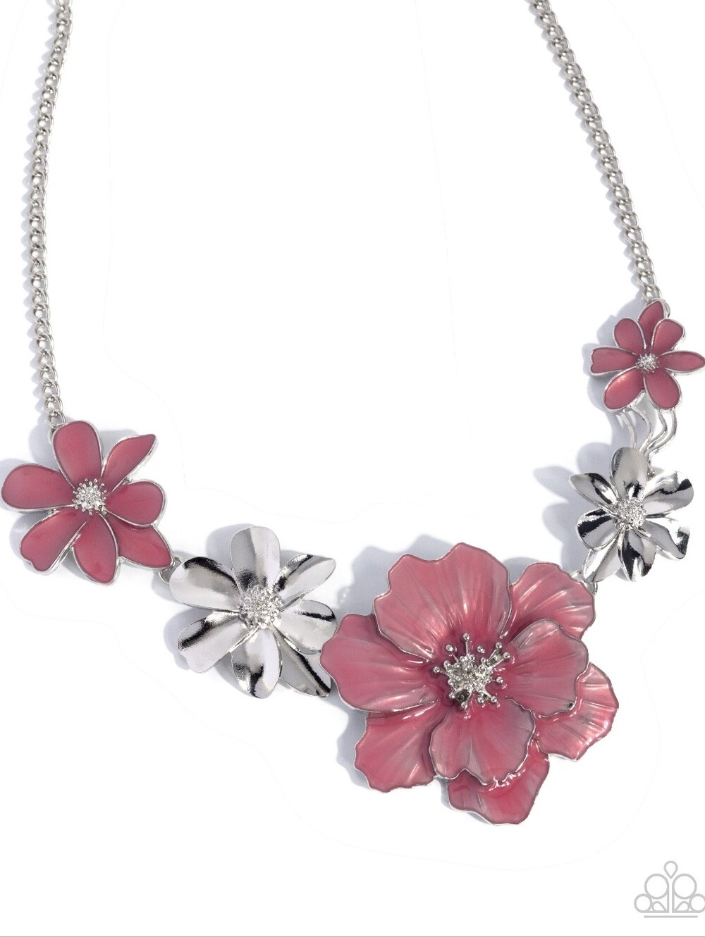 Paparazzi Bouquet Bunch - Pink Necklace - Picture 1 of 2